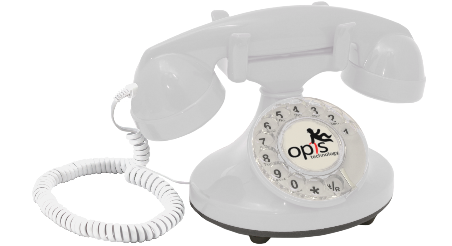 Opis FunkyFon cable rotary phone / retro phone / nostalgic phone