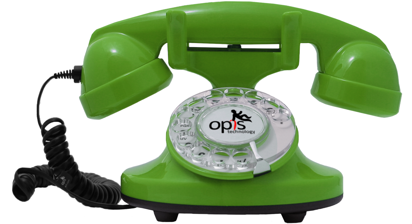 Opis FunkyFon cable rotary phone / retro phone / nostalgic phone